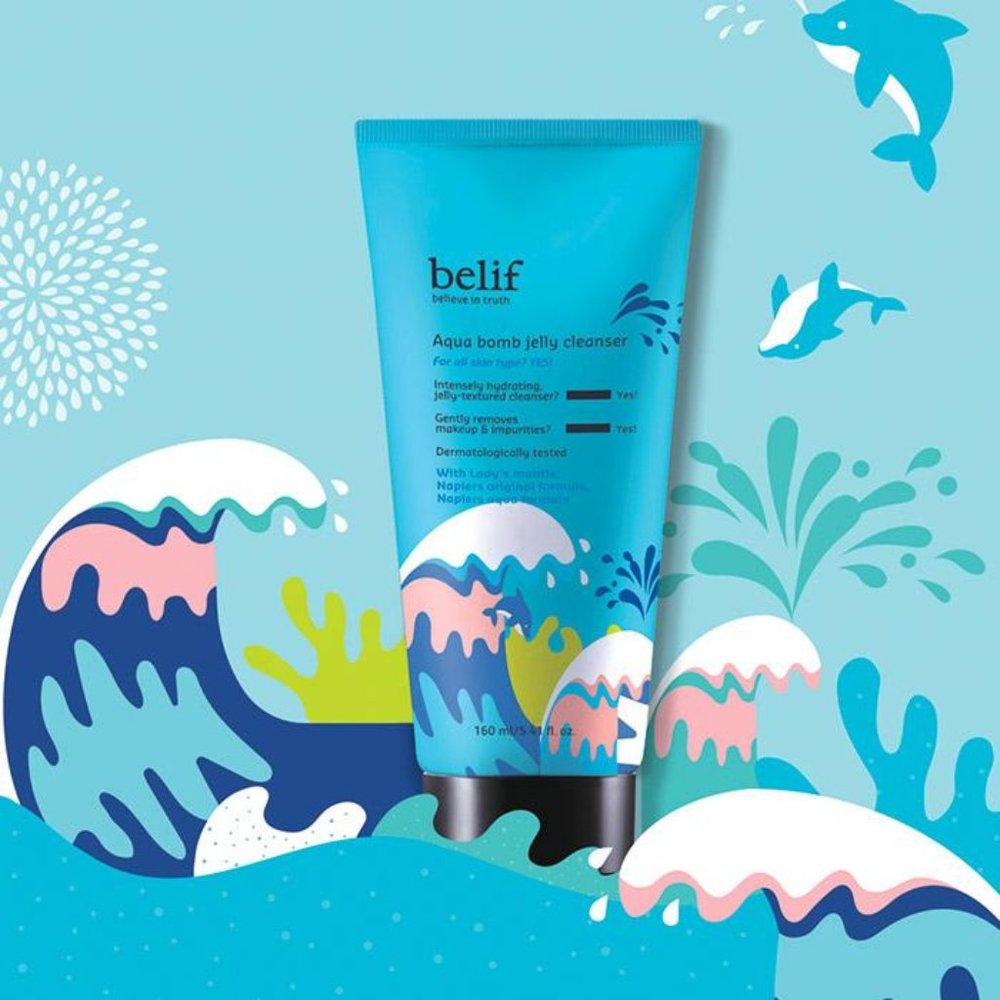 belif Aqua Bomb Jelly Cleanser
